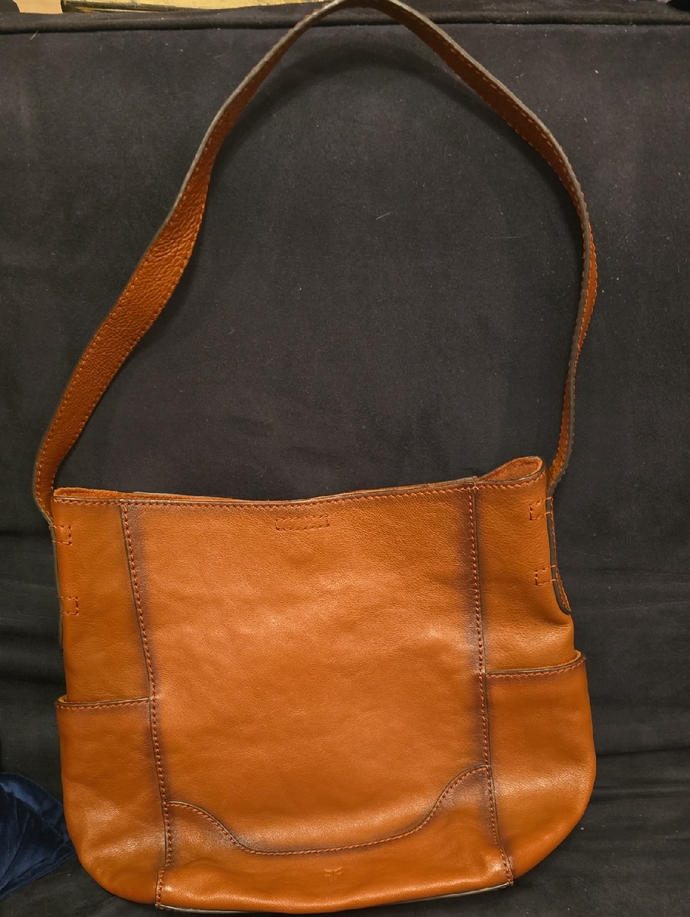 Frye Brown Leather Shoulder Bag - Women's Crossbody Tote